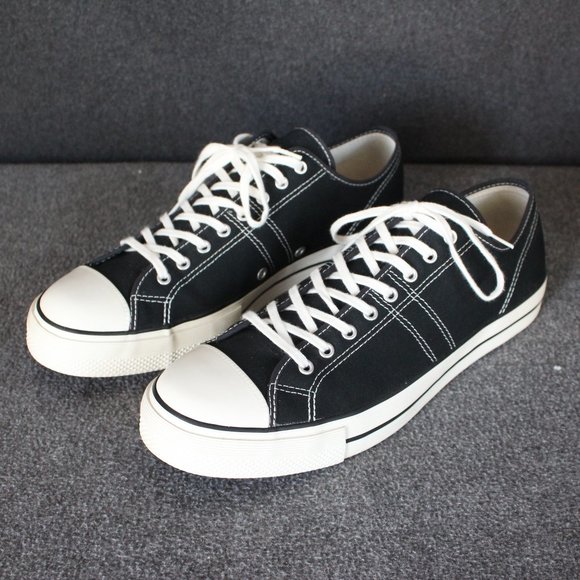 Converse Lucky Star Low Tops, Black, Retro Sneakers, Men's Size 11